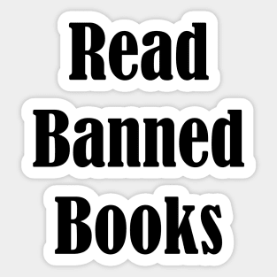 Read Banned Books Sticker